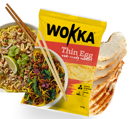 Wokka Noodles Products -- Thin Egg Noodles