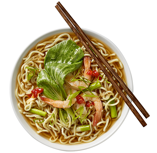 Wokka Noodles Recipes -- Prawn Ramen Noodle Soup